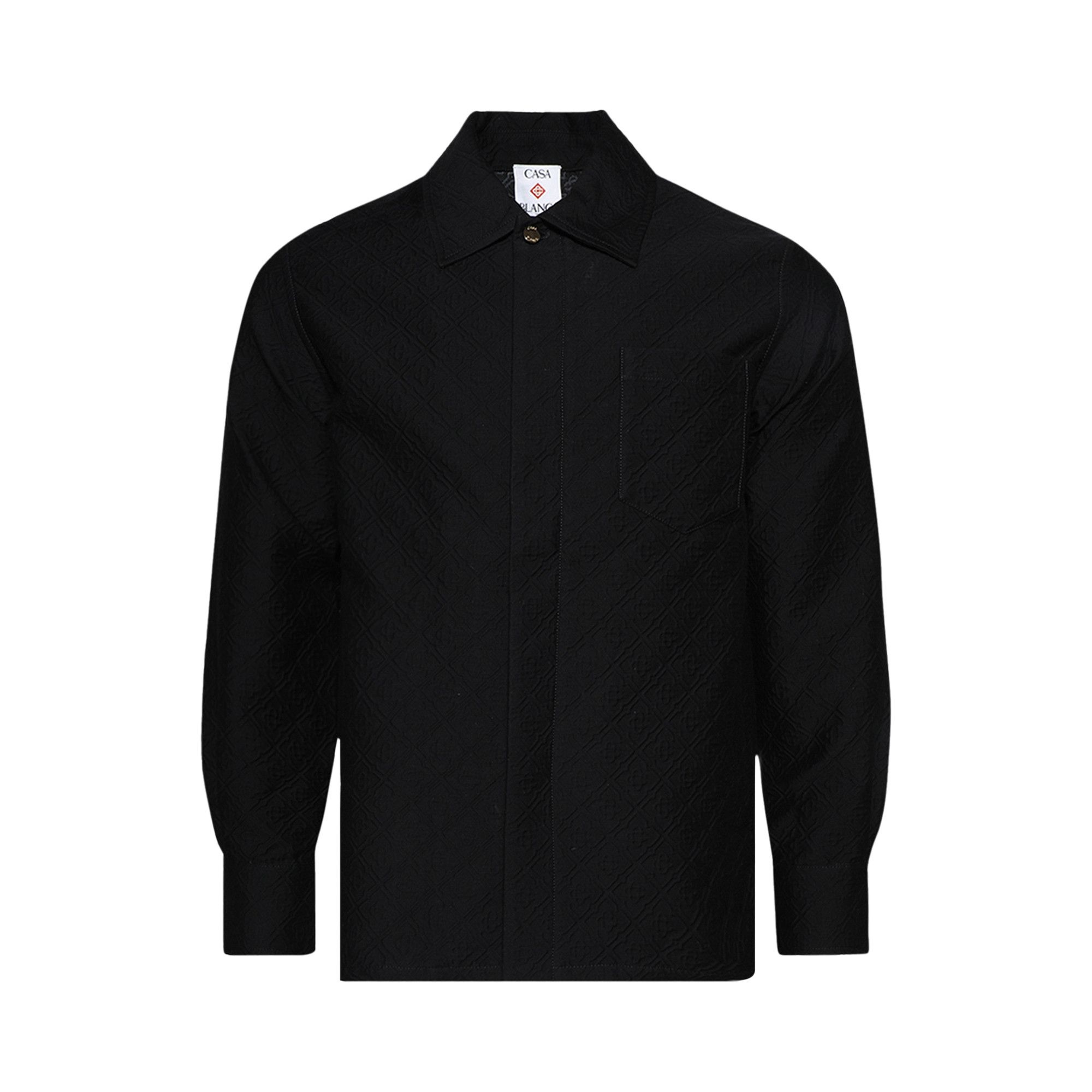 Casablanca Jacquard Shacket 'Black' - 1