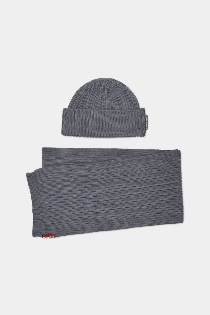 KNIT SCARF BEANIE GIFT BOX - 1