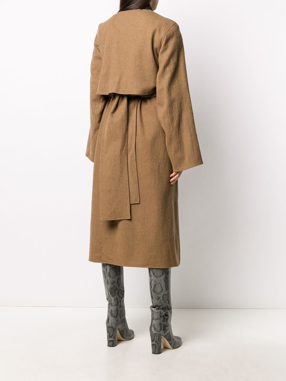 open front midi coat  - 4