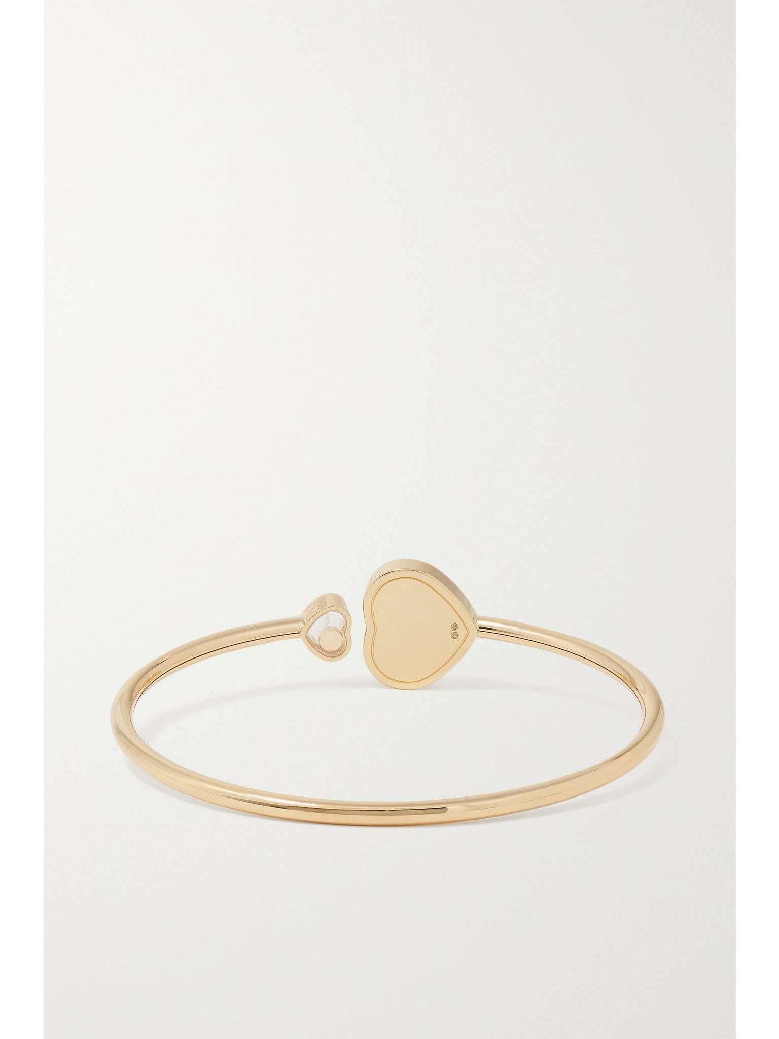 Happy Hearts 18-karat gold diamond cuff Gold - 3