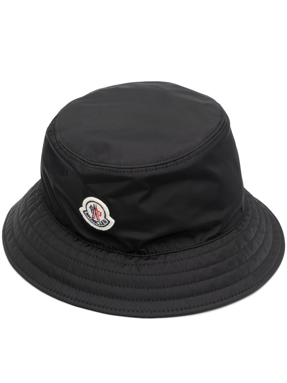 logo patch bucket hat - 1