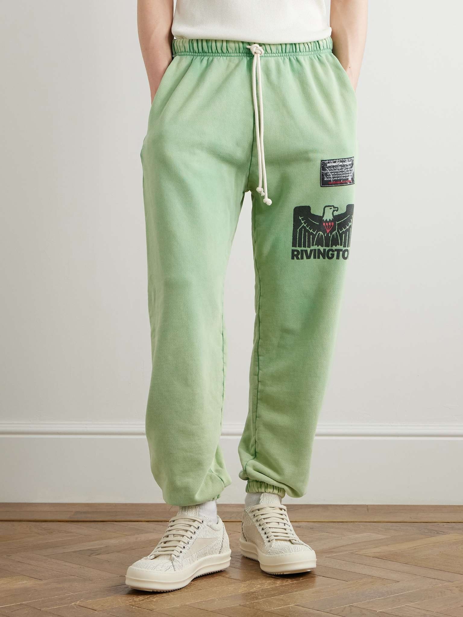 Flag Logo-Appliquéd Printed Cotton-Jersey Sweatpants - 3