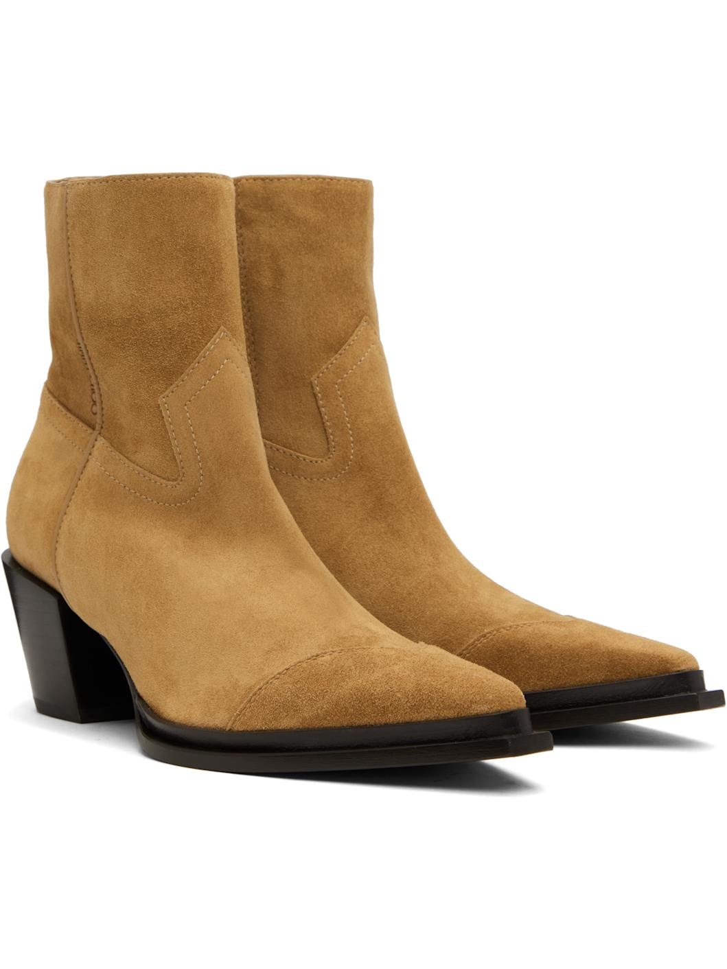 Tan Cece Ankle 60 Boots - 4