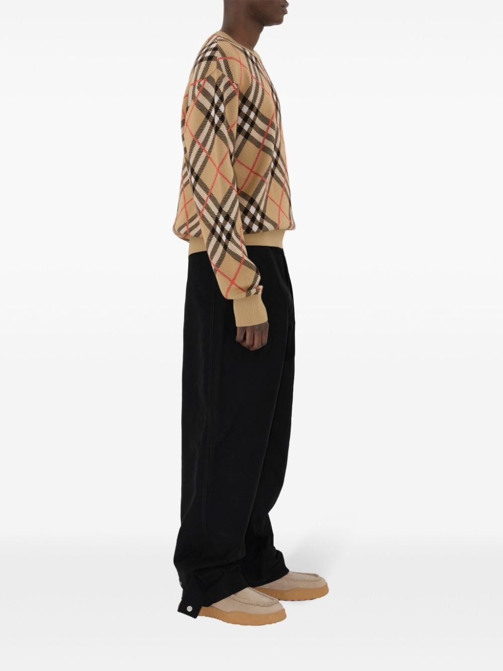 Nova Check long-sleeve jumper - 3