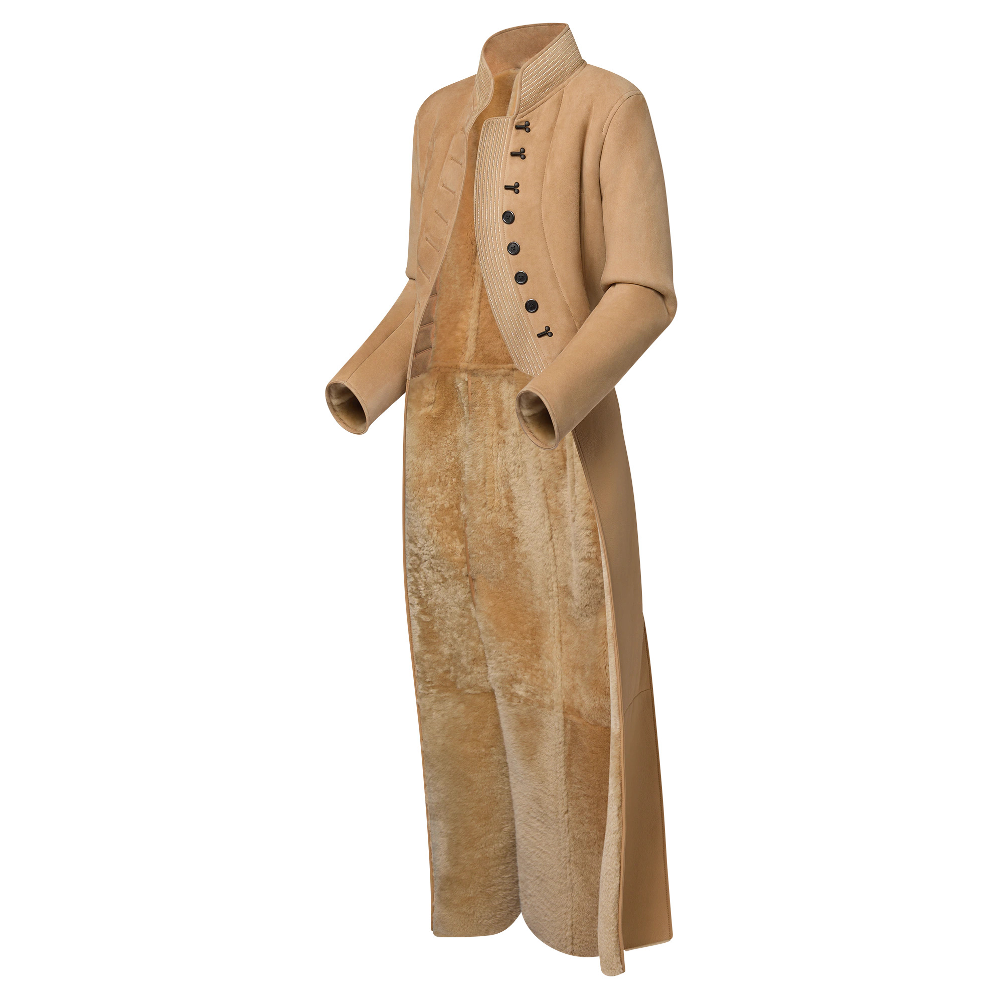 Shearling Riding Coat - 2