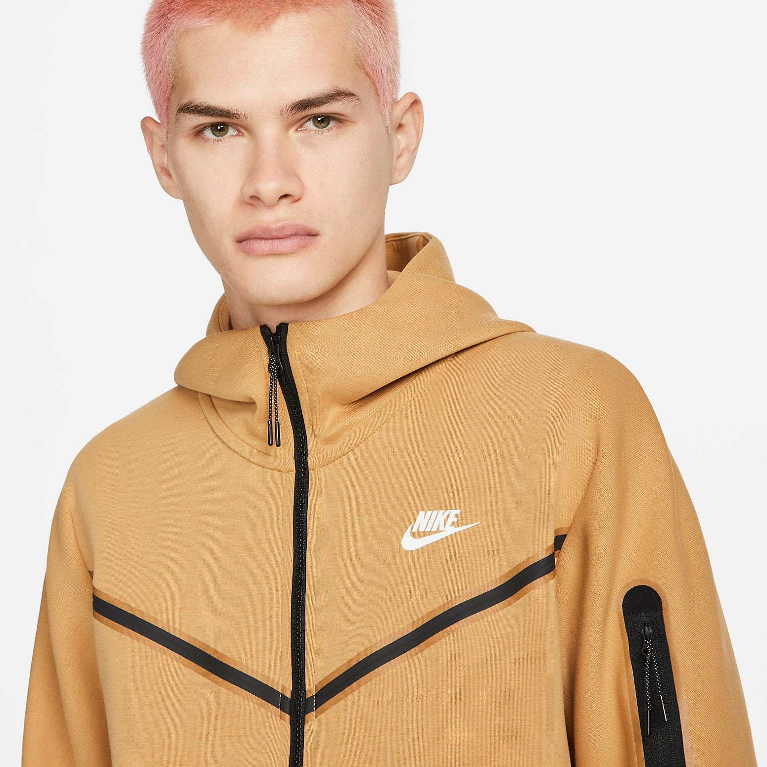 Nike Sportswear Tech Fleece Full-Zip Hoodie Elemental 'Gold Sail' CU4489-722 - 2