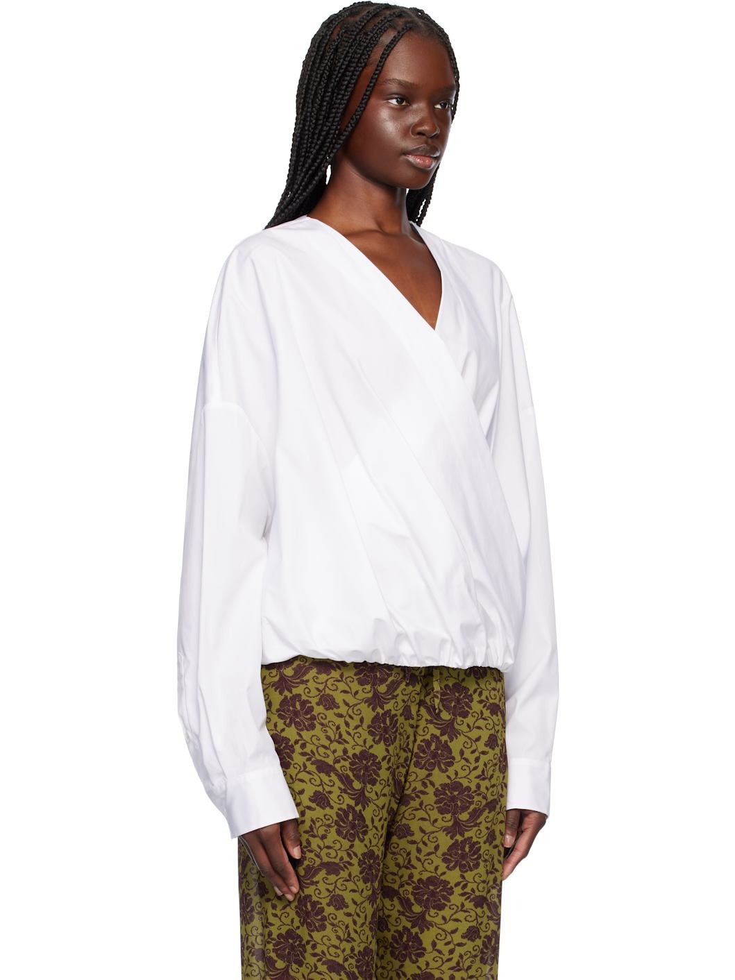White Twisted Shirt - 2