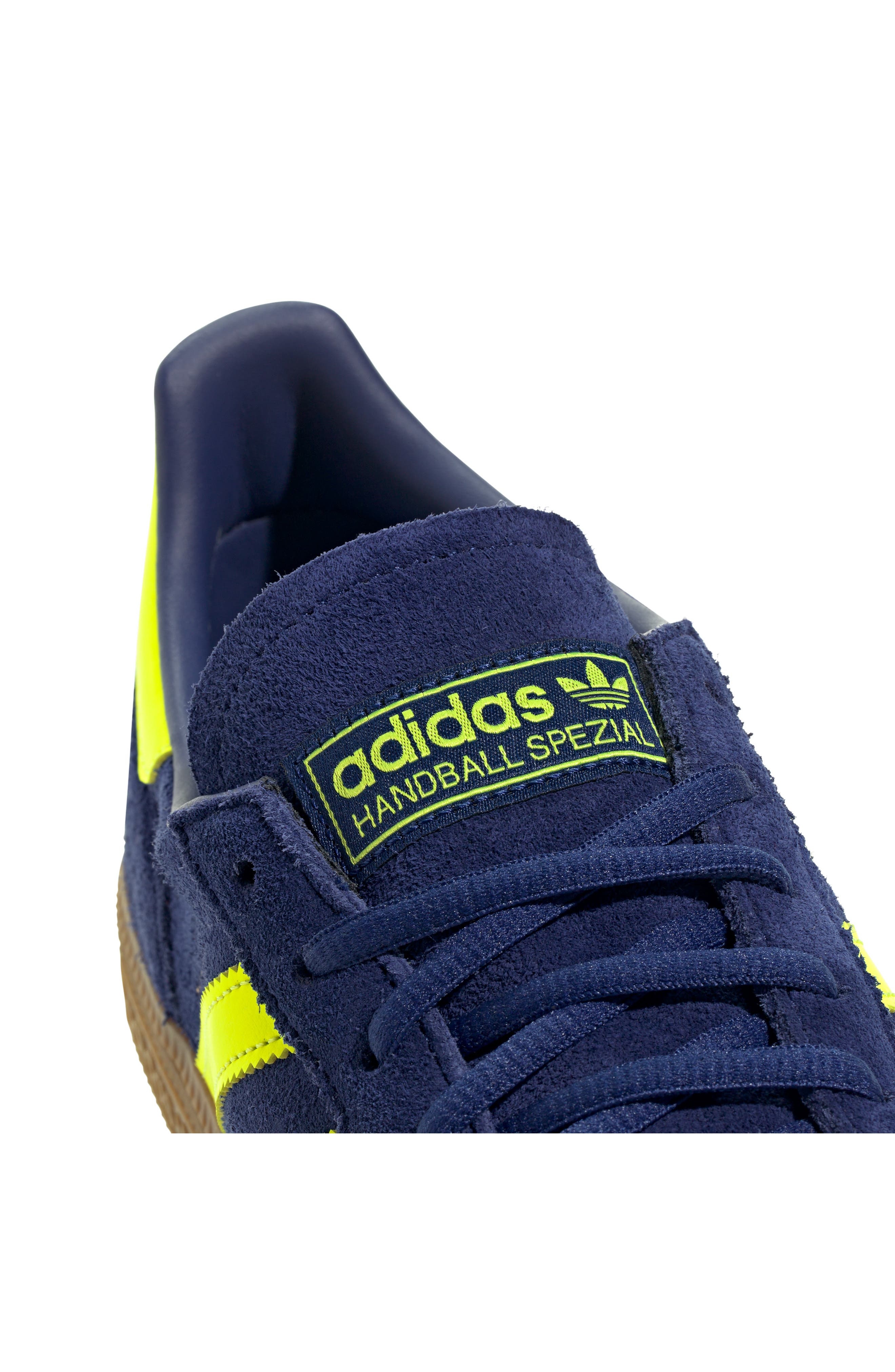 adidas Gender Inclusive Handball Spezial Sneaker in Blue/Yellow/Gold Metallic at Nordstrom - 8