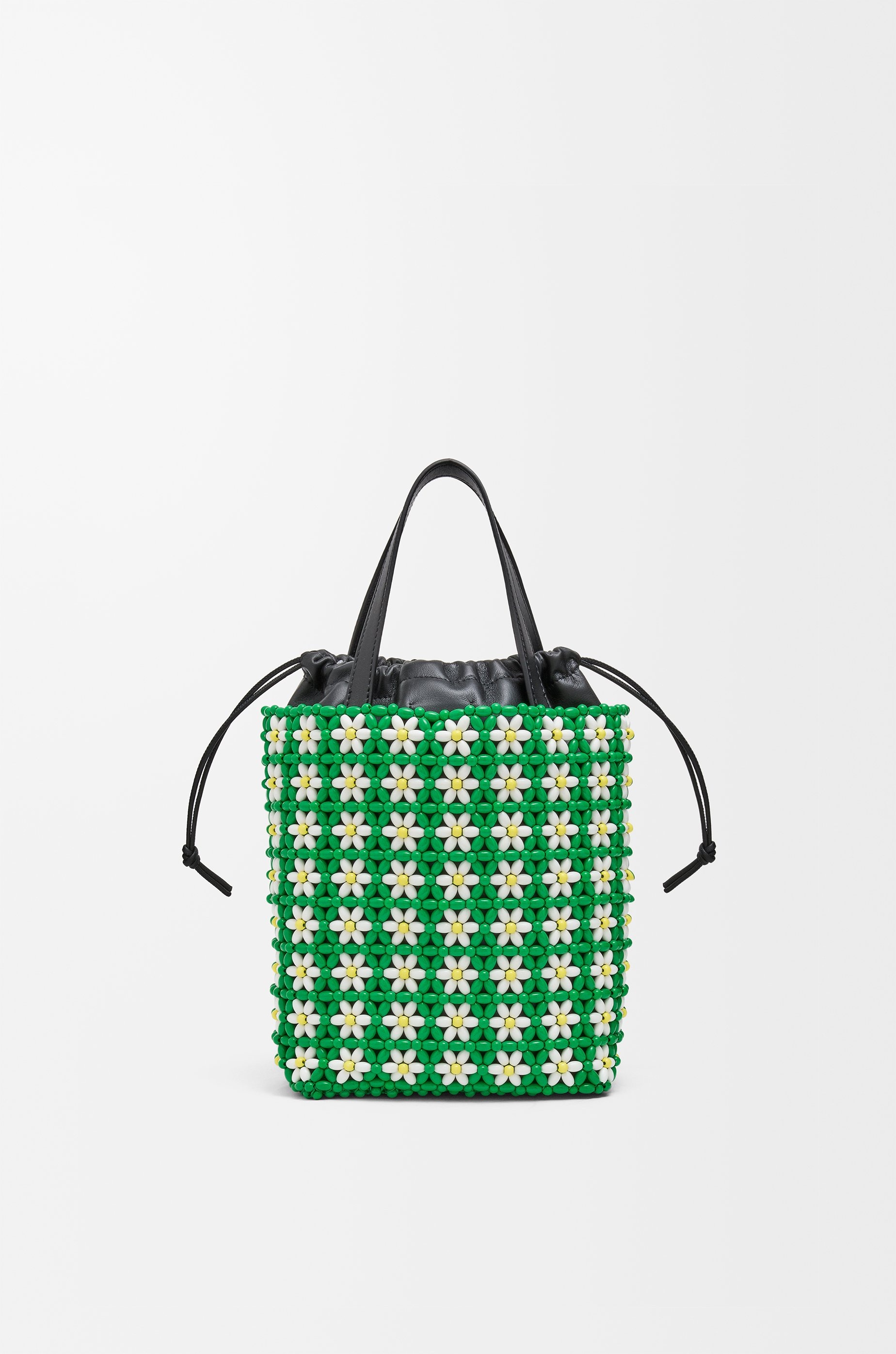 Mini tote in beads and lambskin - 5