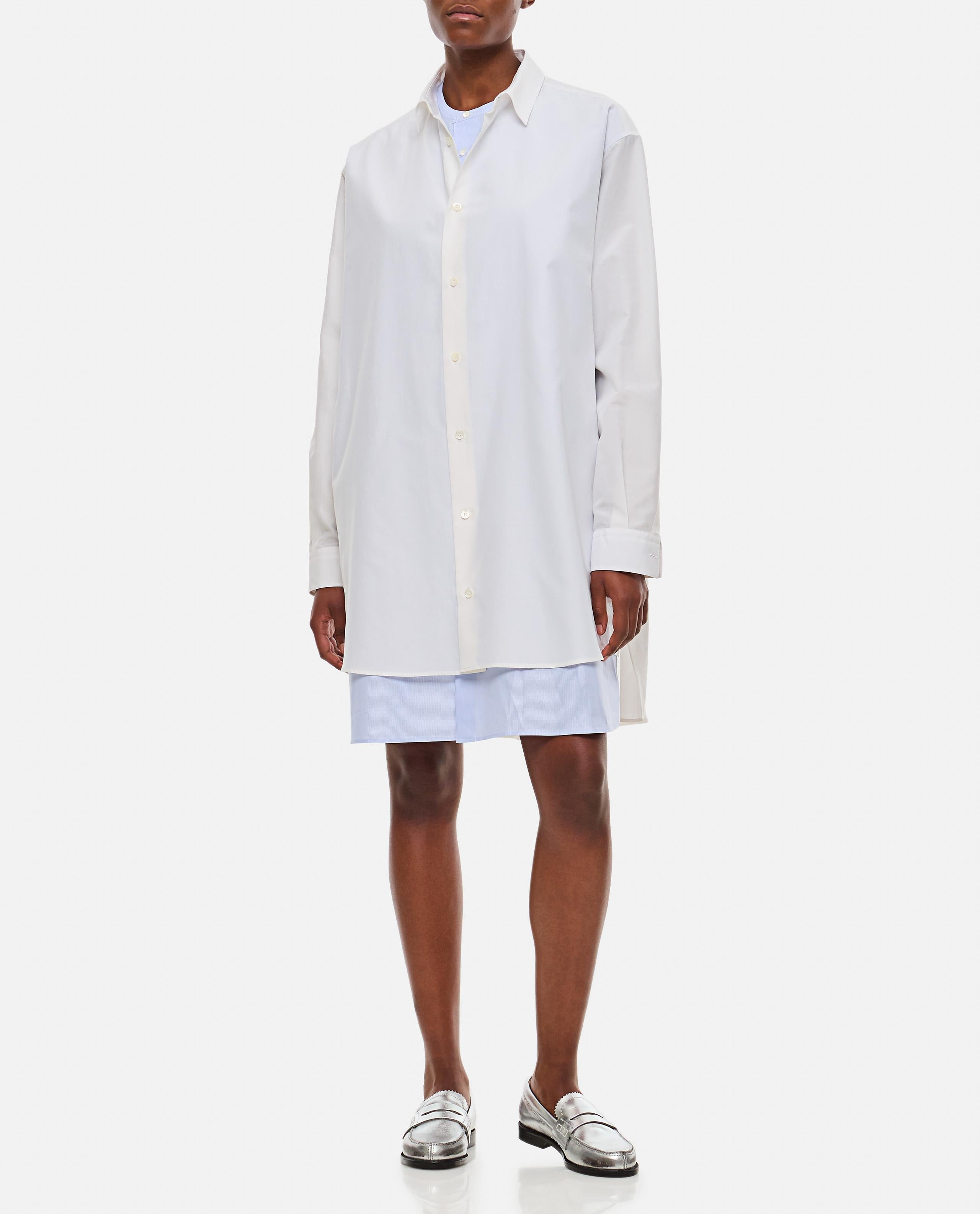 DOUBLE LAYER SHIRT DRESS - 2