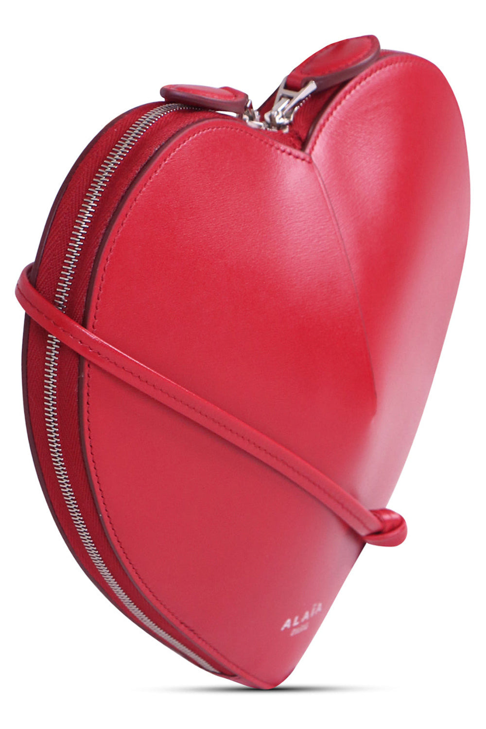 LE COEUR HEART SHAPE CALFSKIN BAG | RED - 3