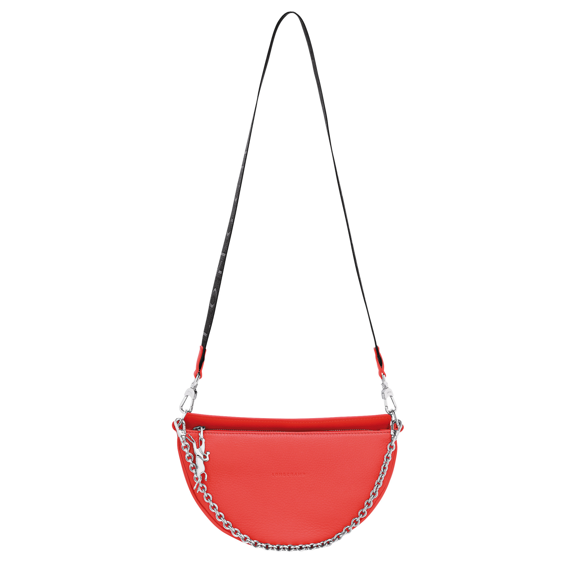 Smile S Crossbody bag Strawberry - Leather - 5