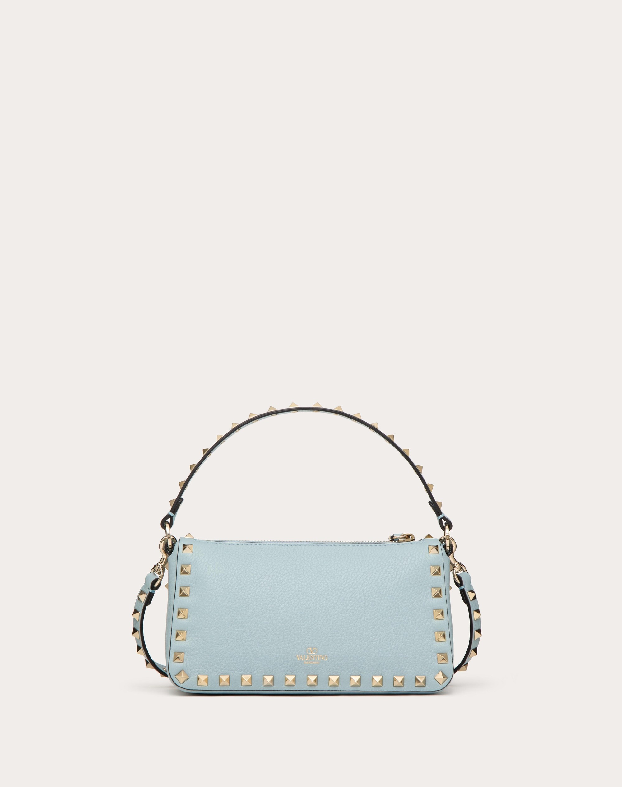 SMALL ROCKSTUD GRAINY CALFSKIN CROSSBODY BAG - 4