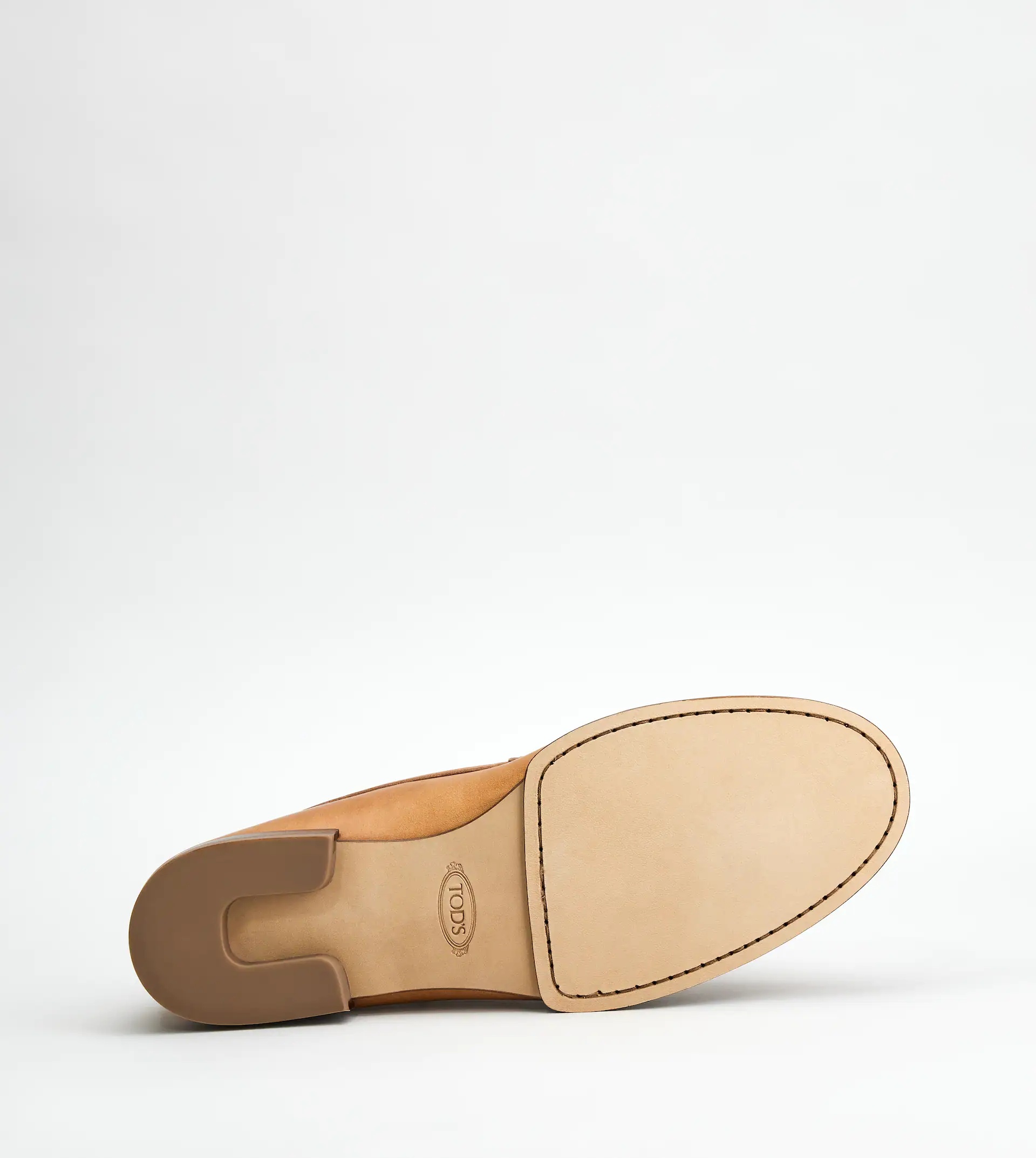 LOAFERS IN LEATHER - BROWN - 4