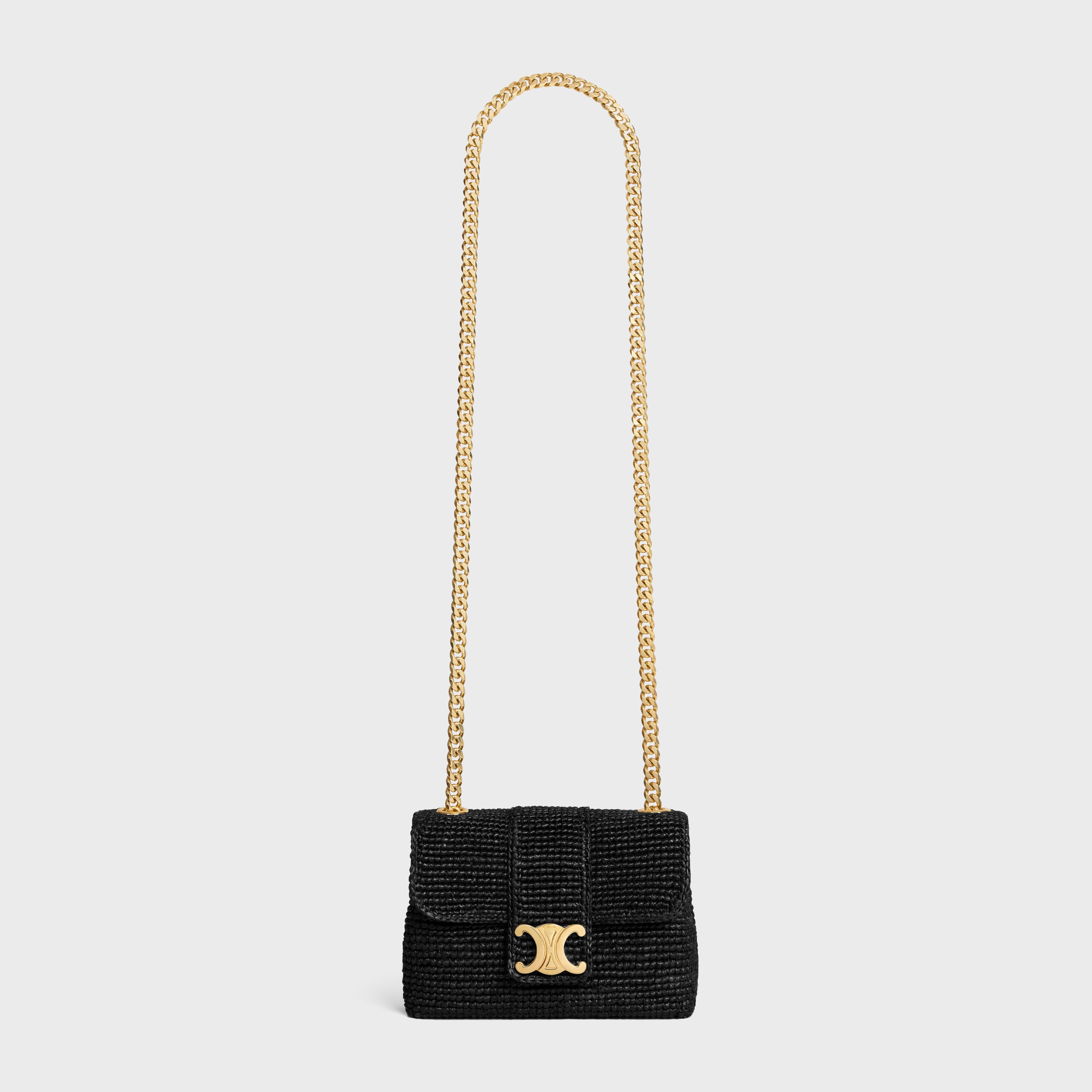 MINI CELINE VICTOIRE IN RAFFIA 6