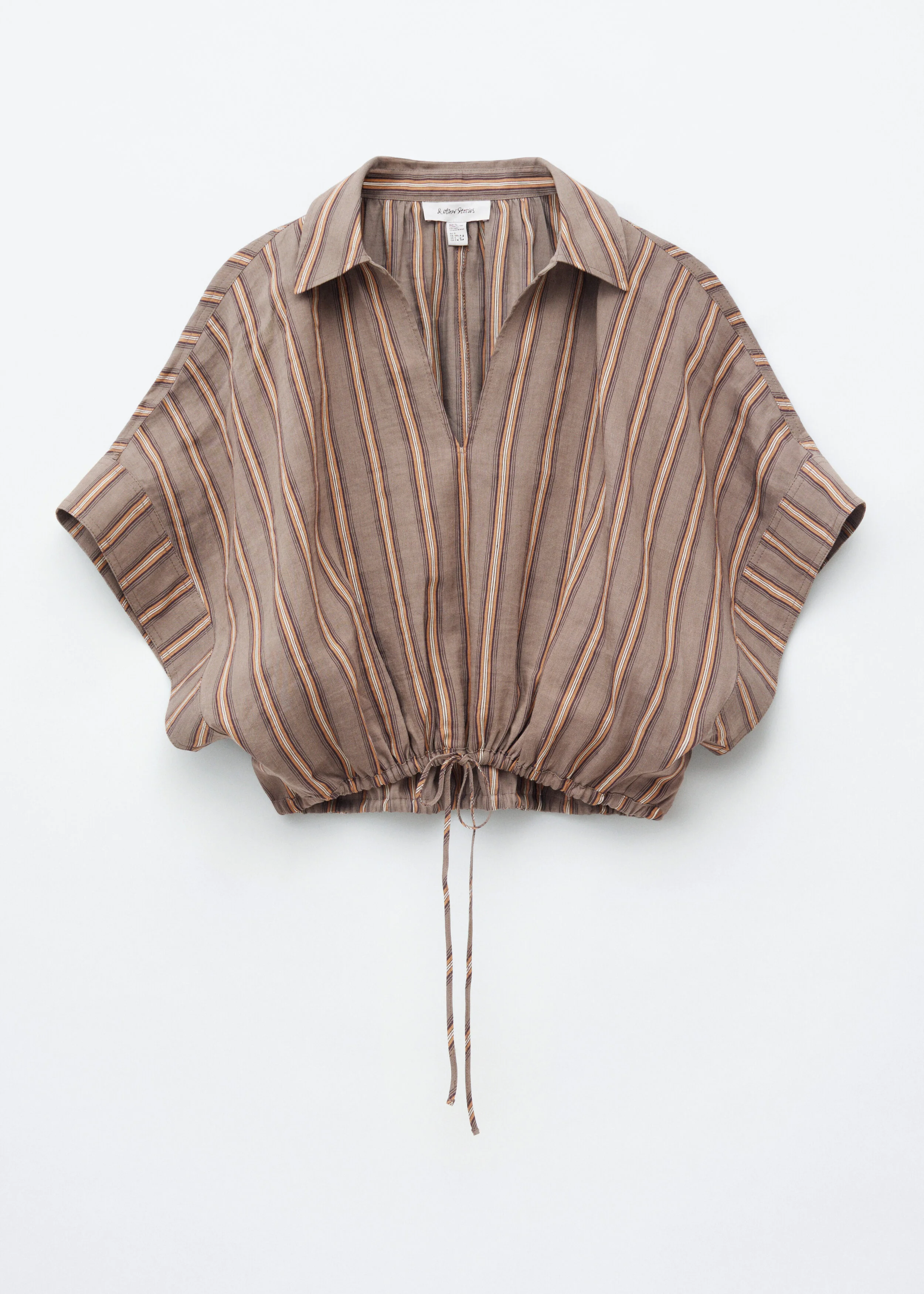 Drawstring Cropped Top - 1