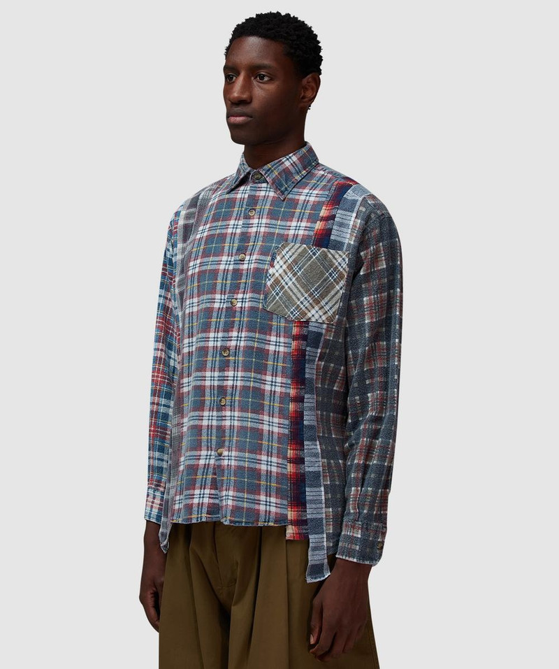 NEEDLES 7 Cuts flannel shirt outlook