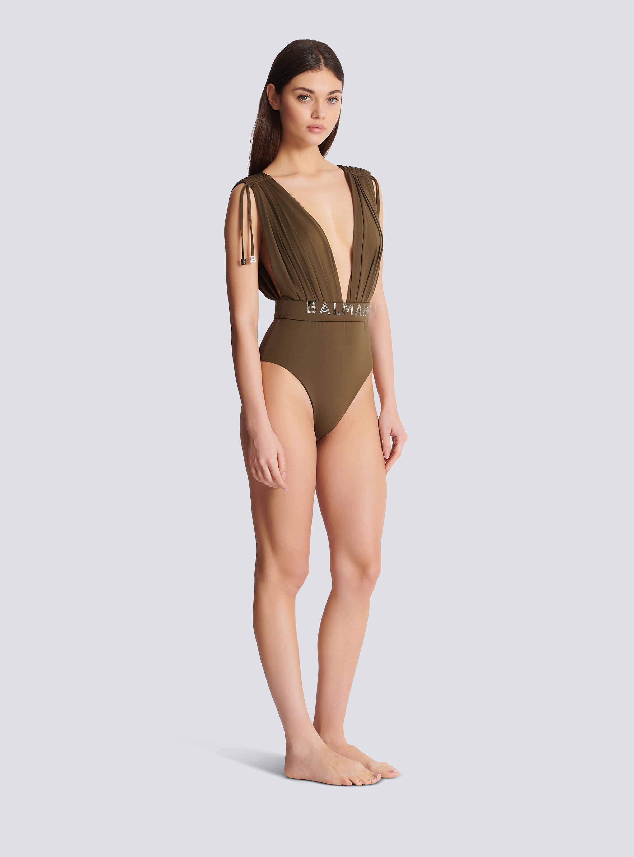 Draped swimsuit - 3