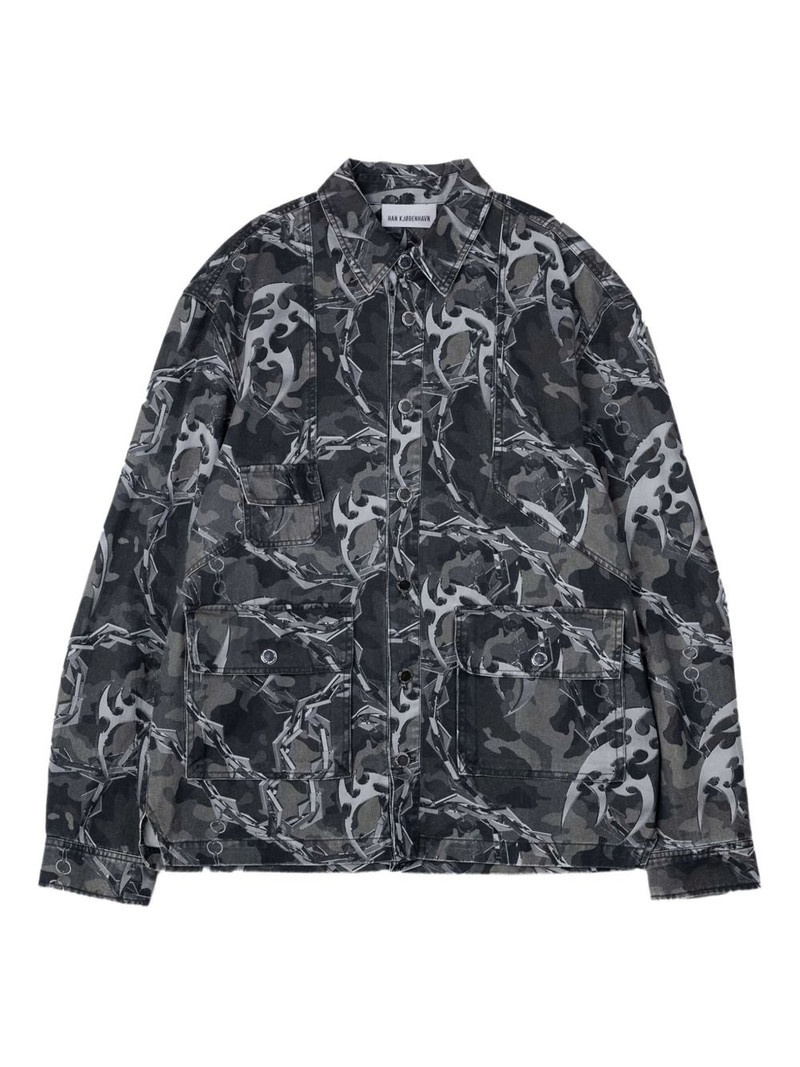 camouflage 인쇄 재킷 1