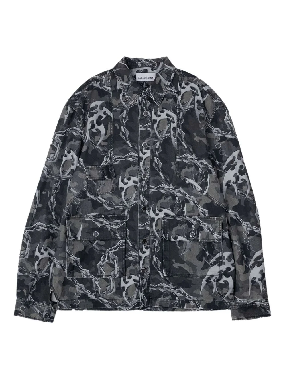 camouflage-print jacket - 1