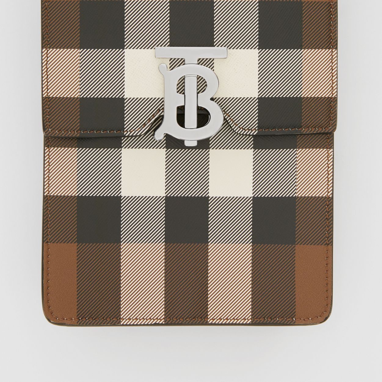 Check Print Leather Robin Bag - 12