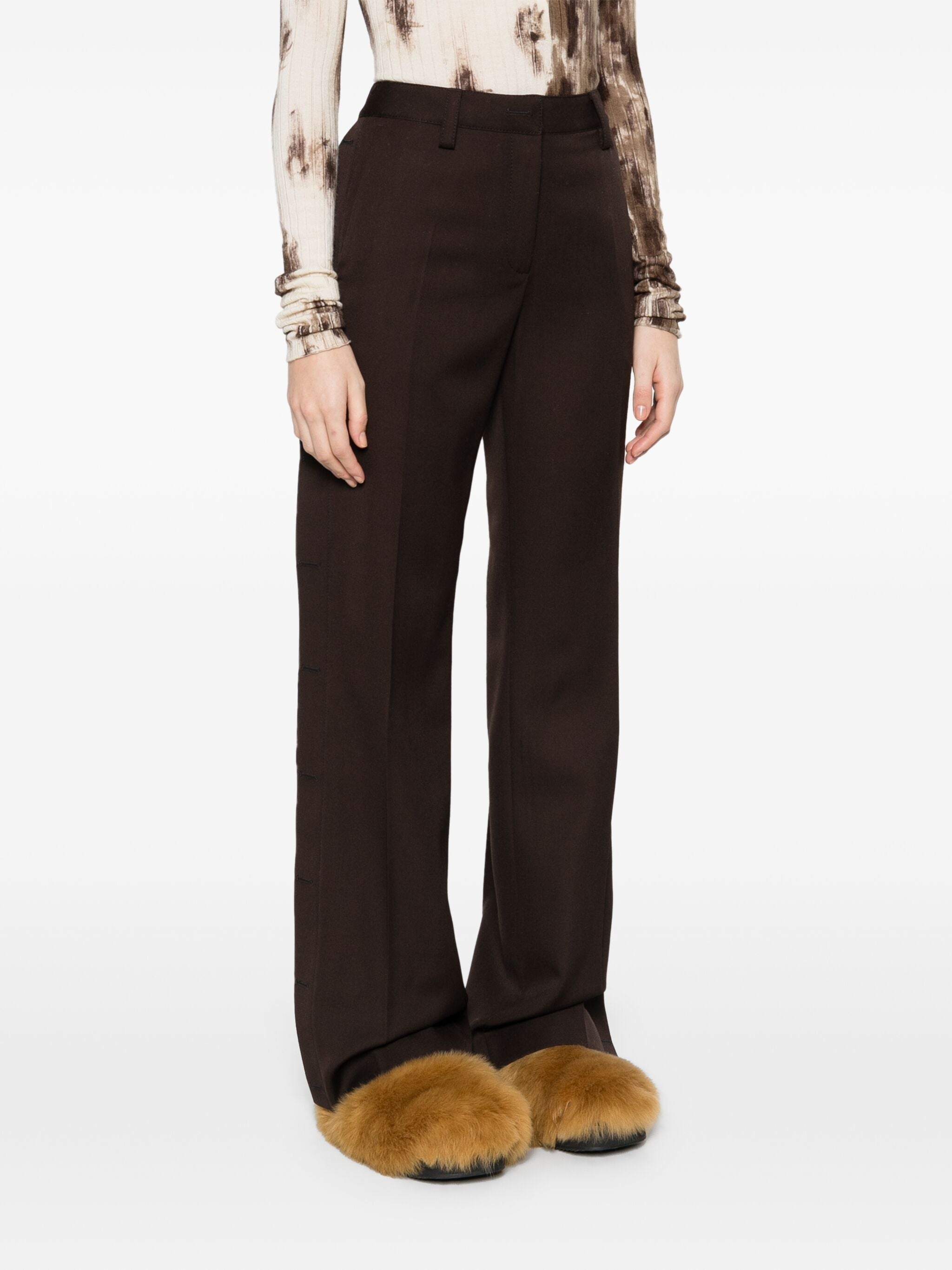 Virgin-wool Wide-leg Trousers - 5