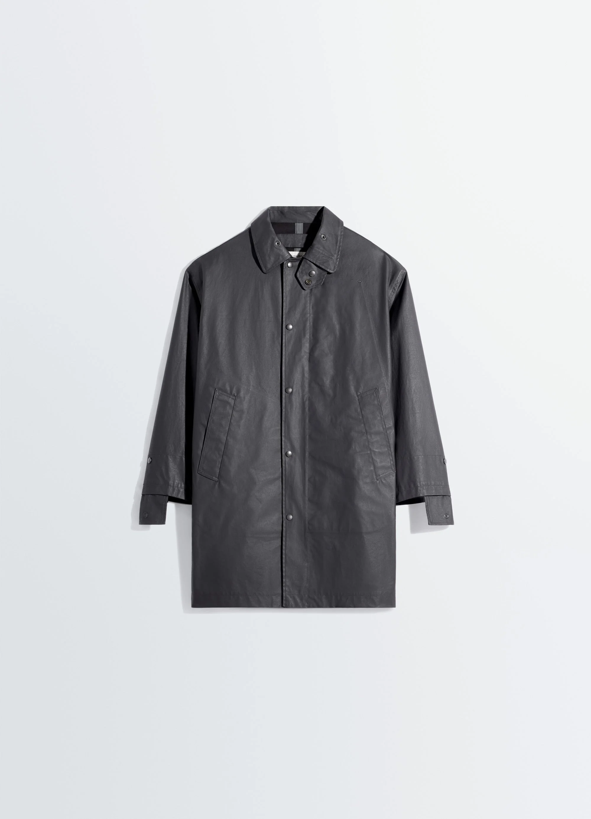 RAINCOAT IN RESINATED COTTON - 1