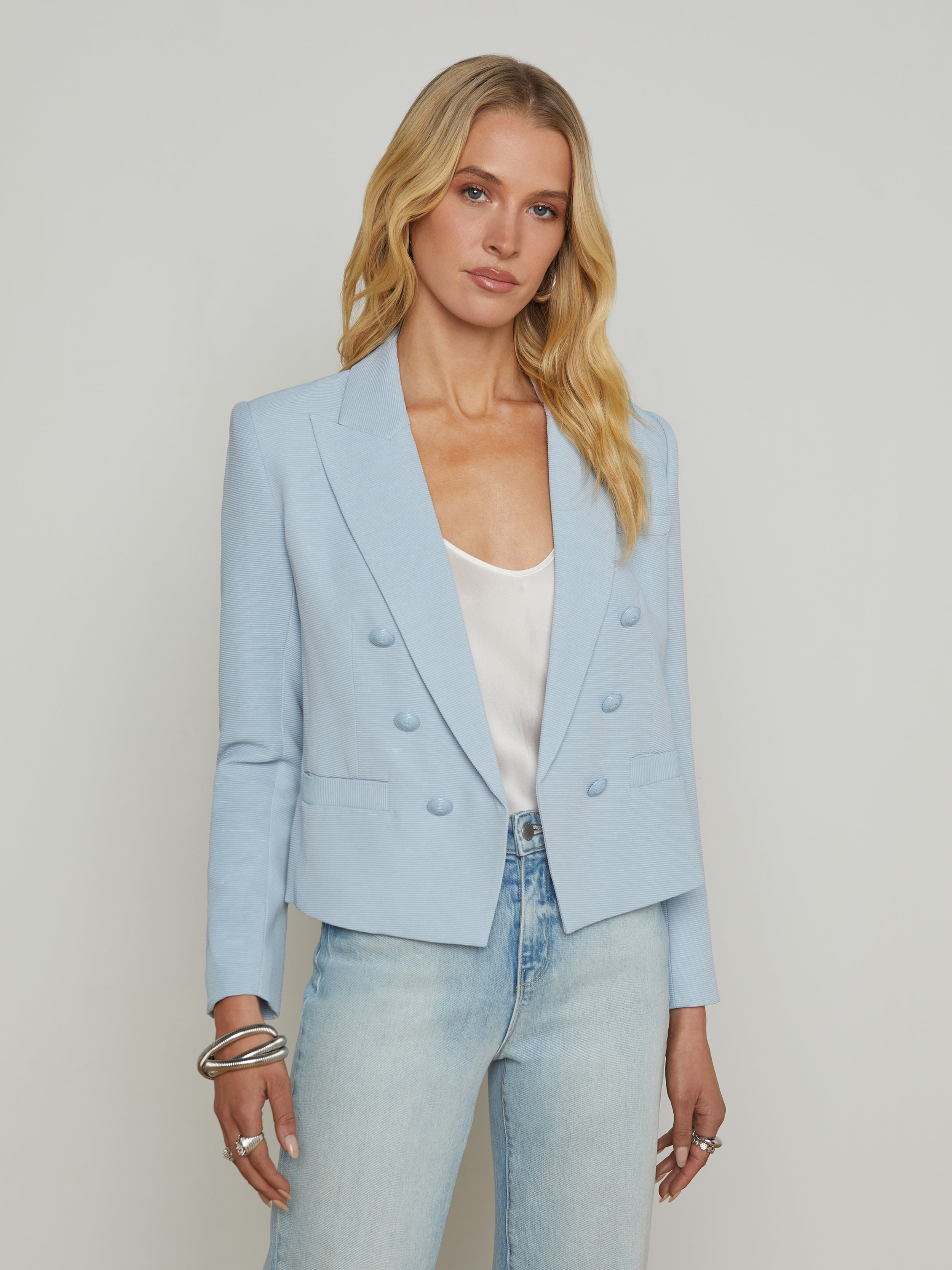 Brooke Open-Front Blazer - 2