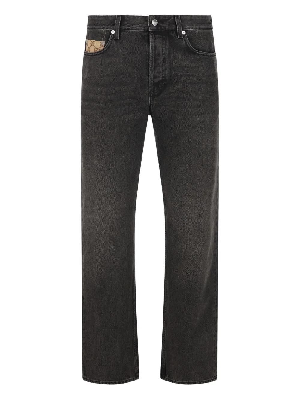 logo-details jeans - 1