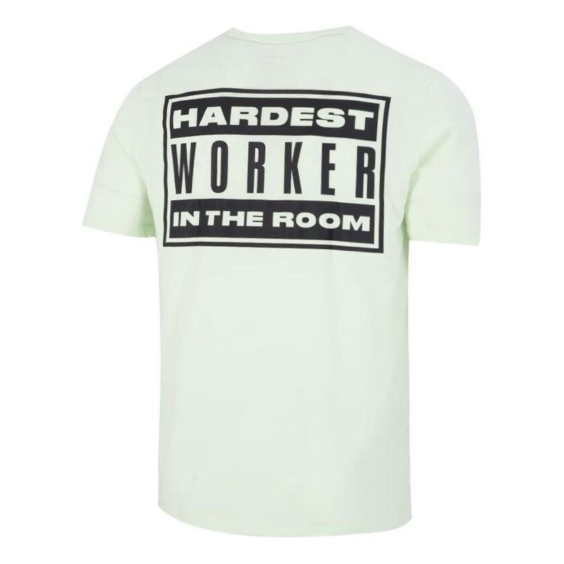 Under Armour Under Armour Project Rock Respect Training T-Shirt 'Phosphor Green' 1373744-369 outlook