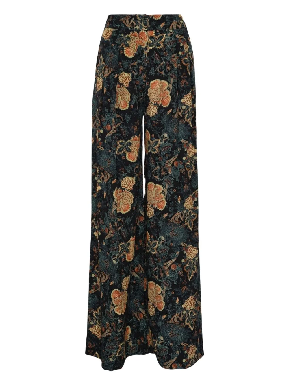 Aviva floral-print trousers - 1