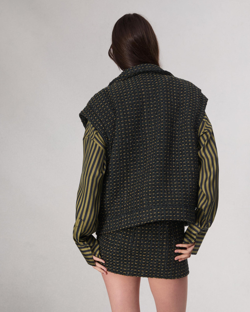 Amina Tweed Vest 5