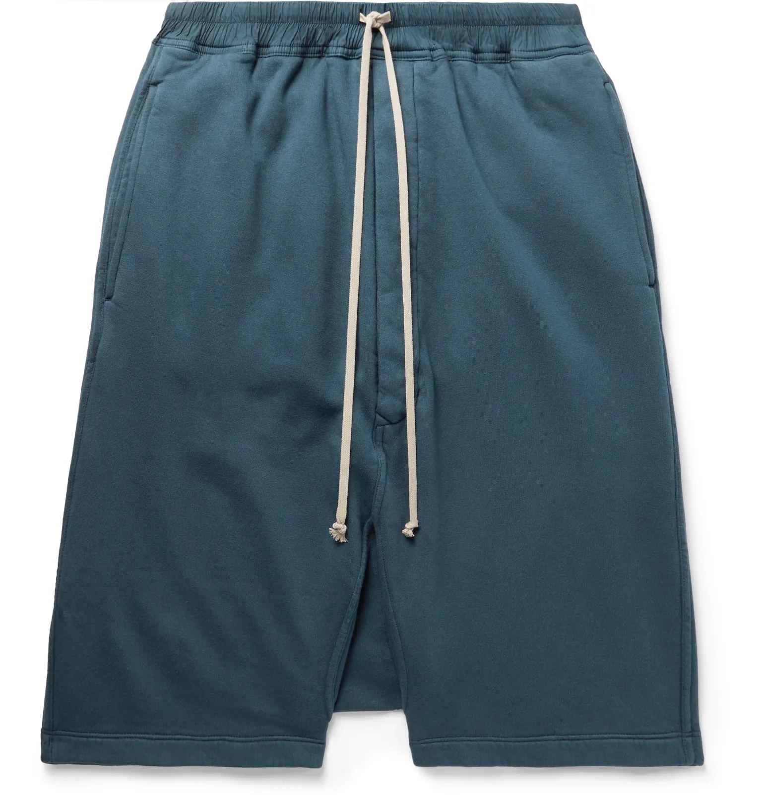 DRKSHDW Pods Fleece-Back Cotton-Jersey Drawstring Shorts - 6