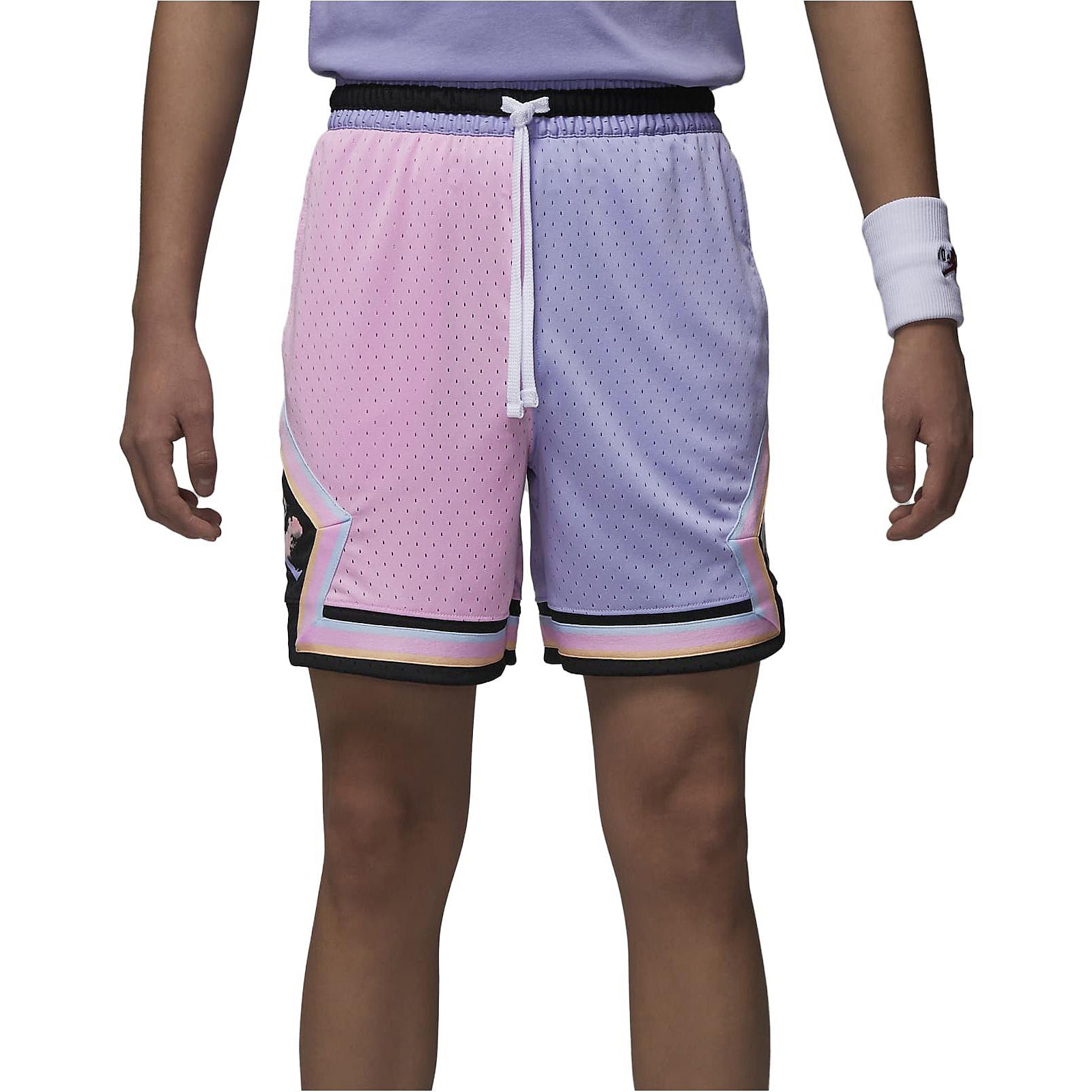 Air Jordan Dongdan Basketball shorts 'Pink Purple Black' FD6551-538 - 6