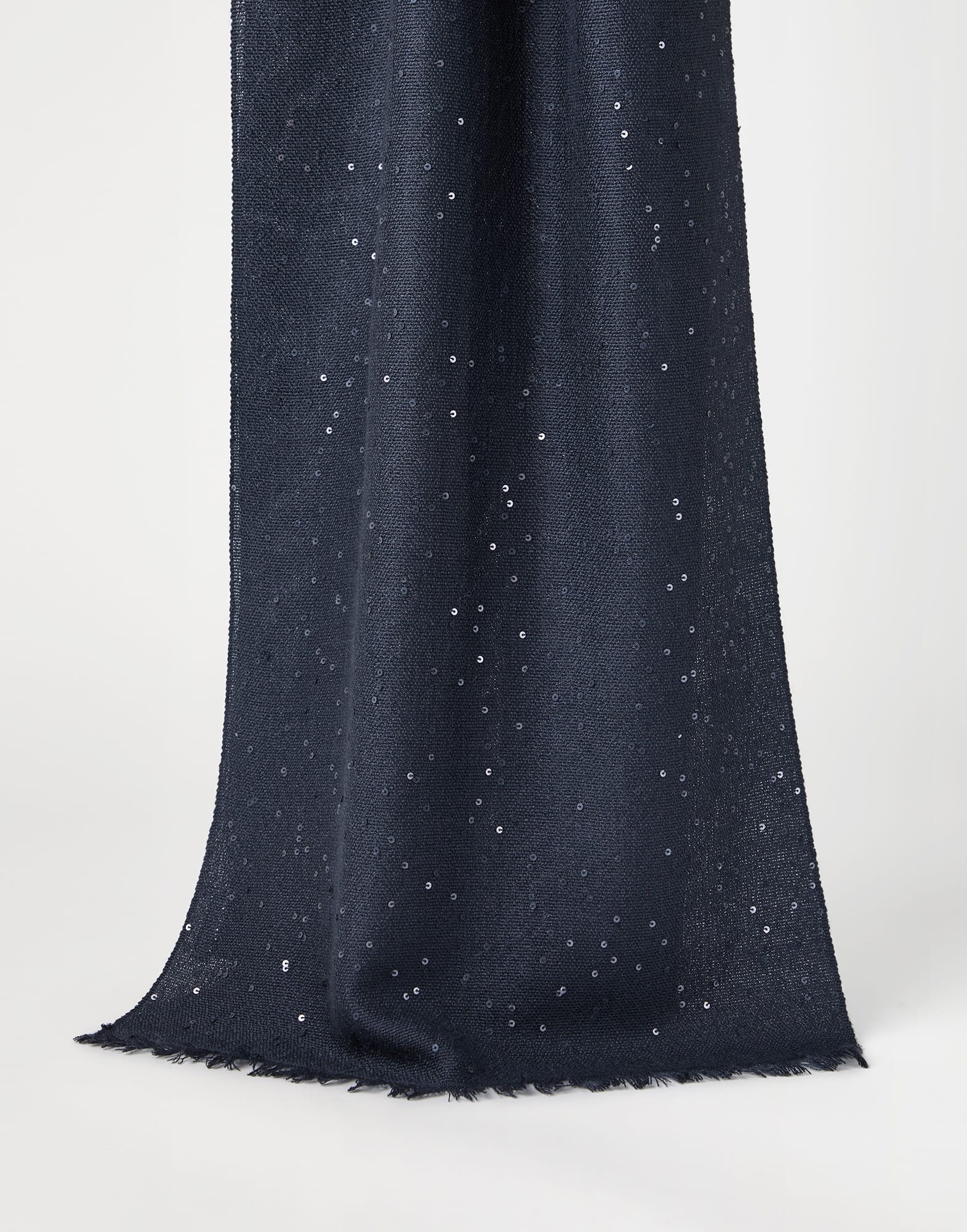 Cashmere and silk diamond yarn scarf - 1