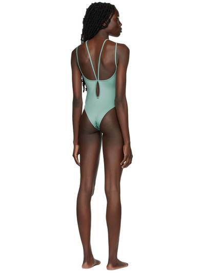 RUI SSENSE Exclusive Green One-Piece Swimsuit outlook