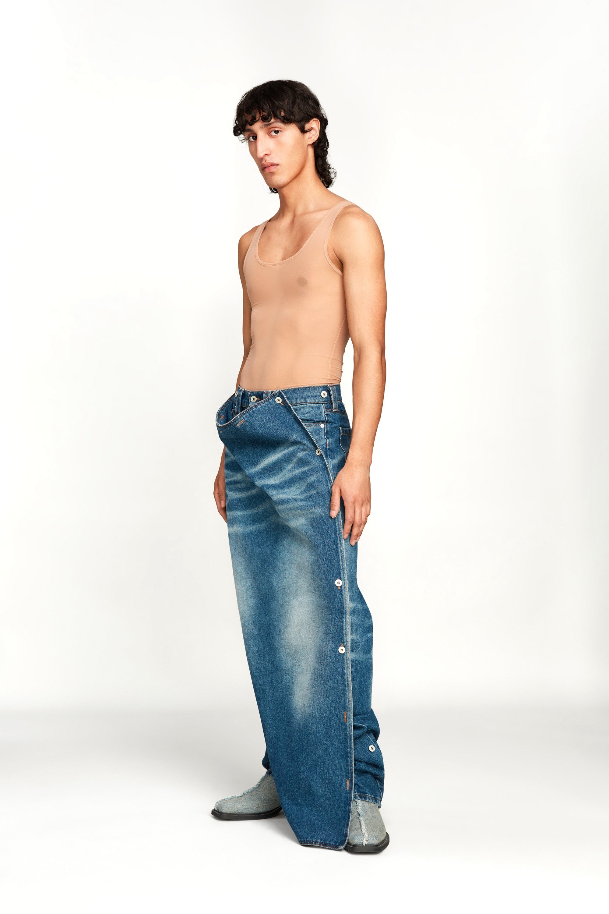 Snap Off Maxi Panel Jeans - 4
