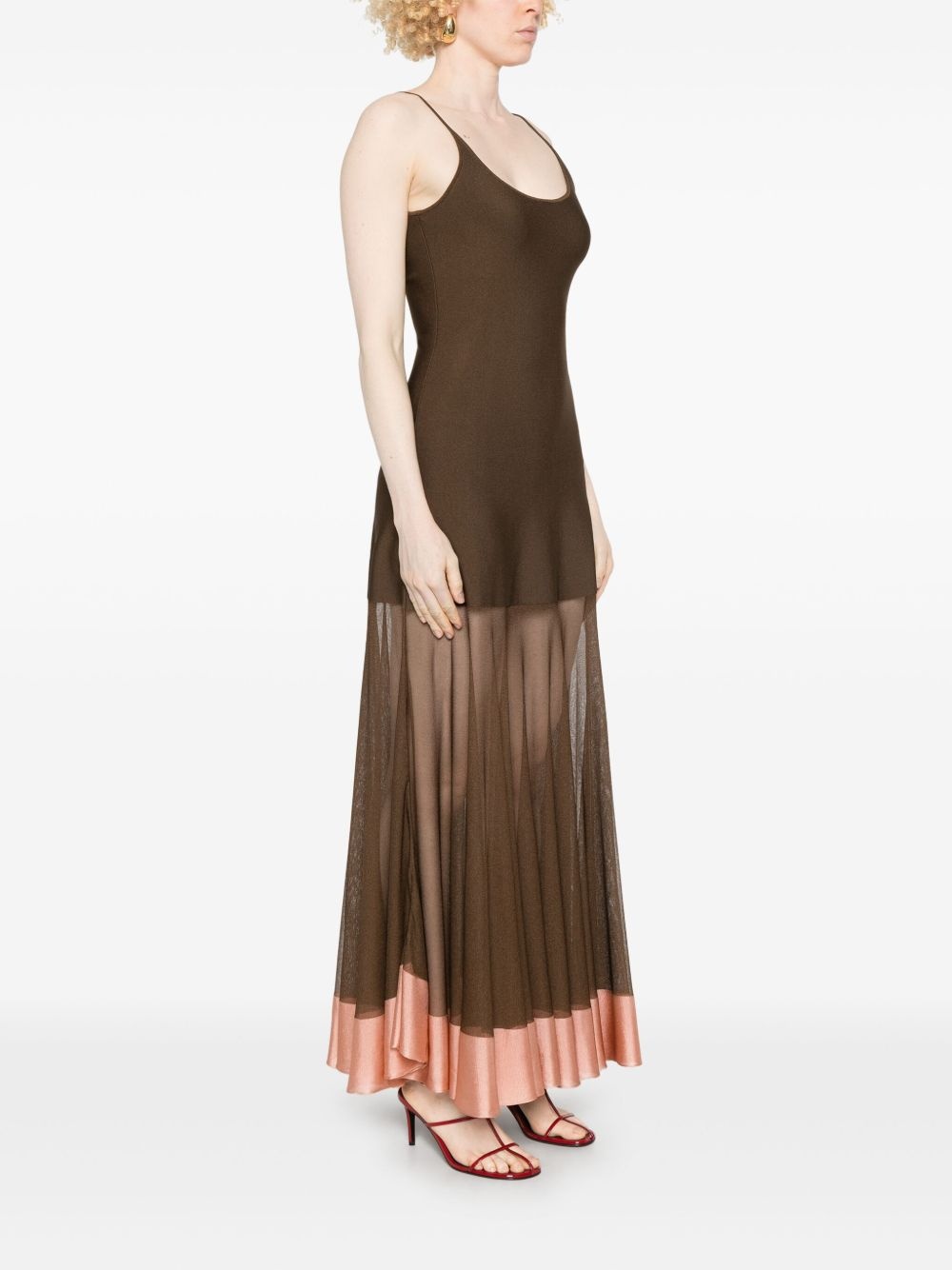 knitted maxi dress - 3