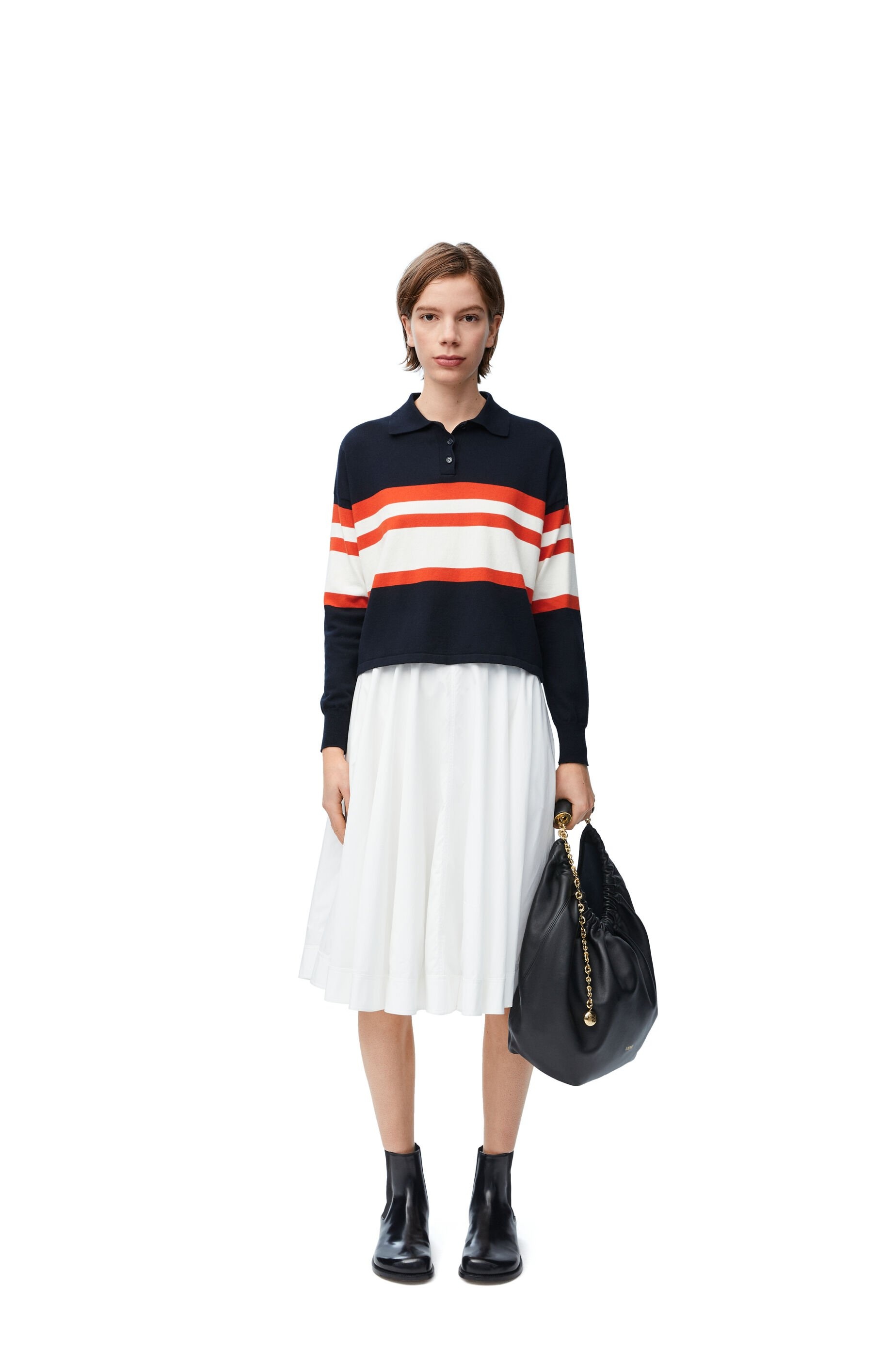 Polo sweater in cotton - 2