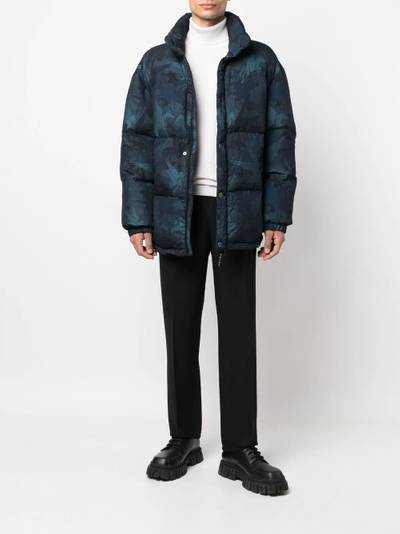 Etro camouflage padded jacket outlook