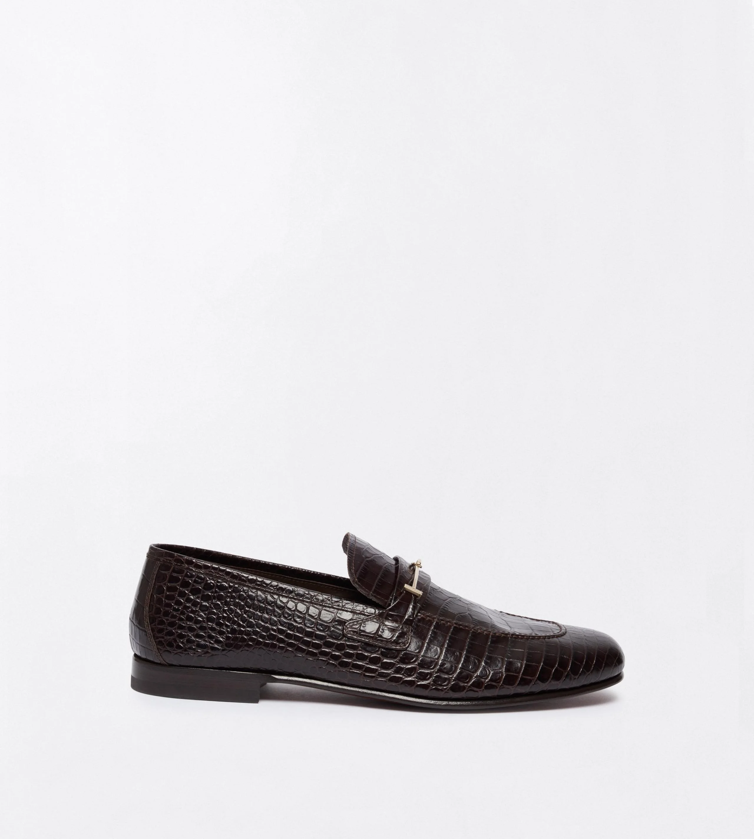 SOFT PRINTED ALLIGATOR DOUBLE T HARDWARE GIGI LOAFER - 1