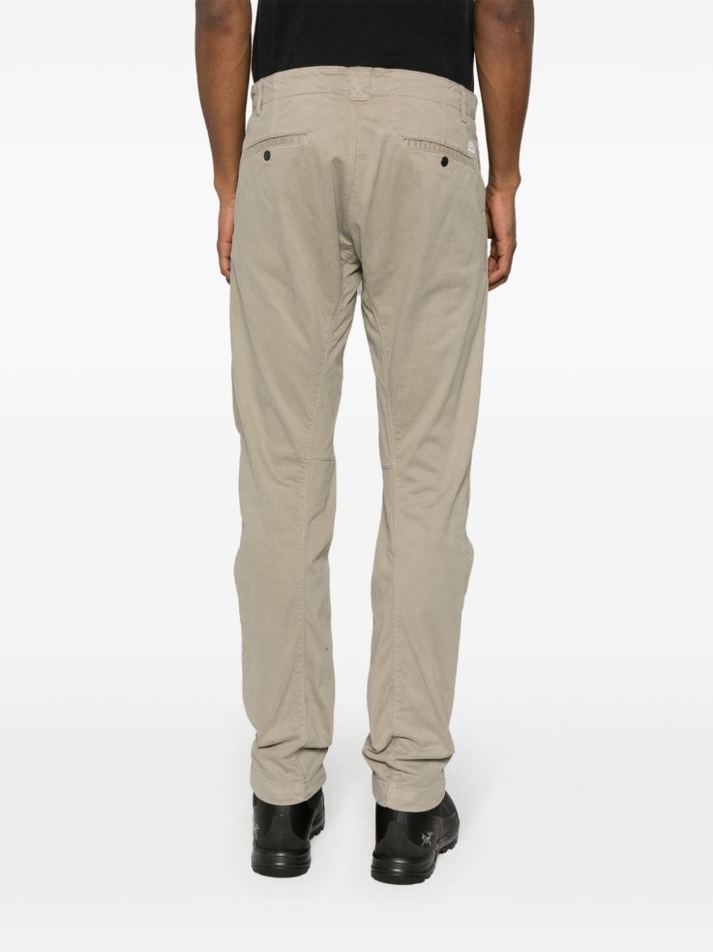 tapered utility cotton trousers - 4