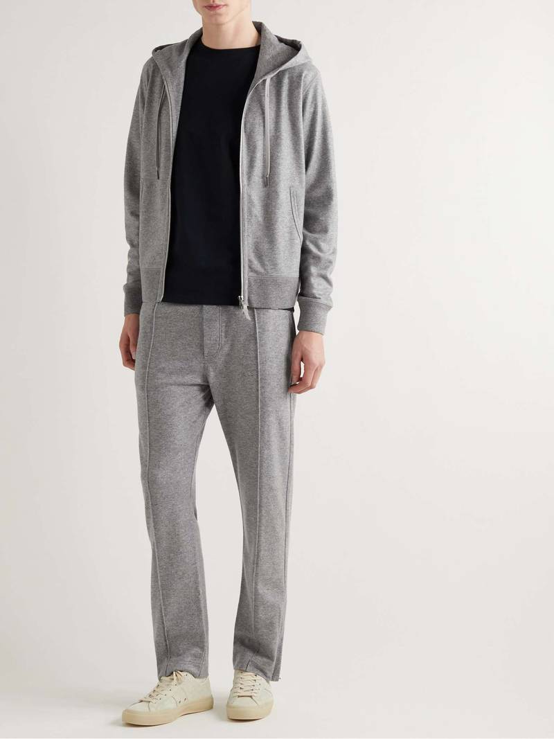 TOM FORD Brushed Cashmere-Jersey Zip-Up Hoodie outlook