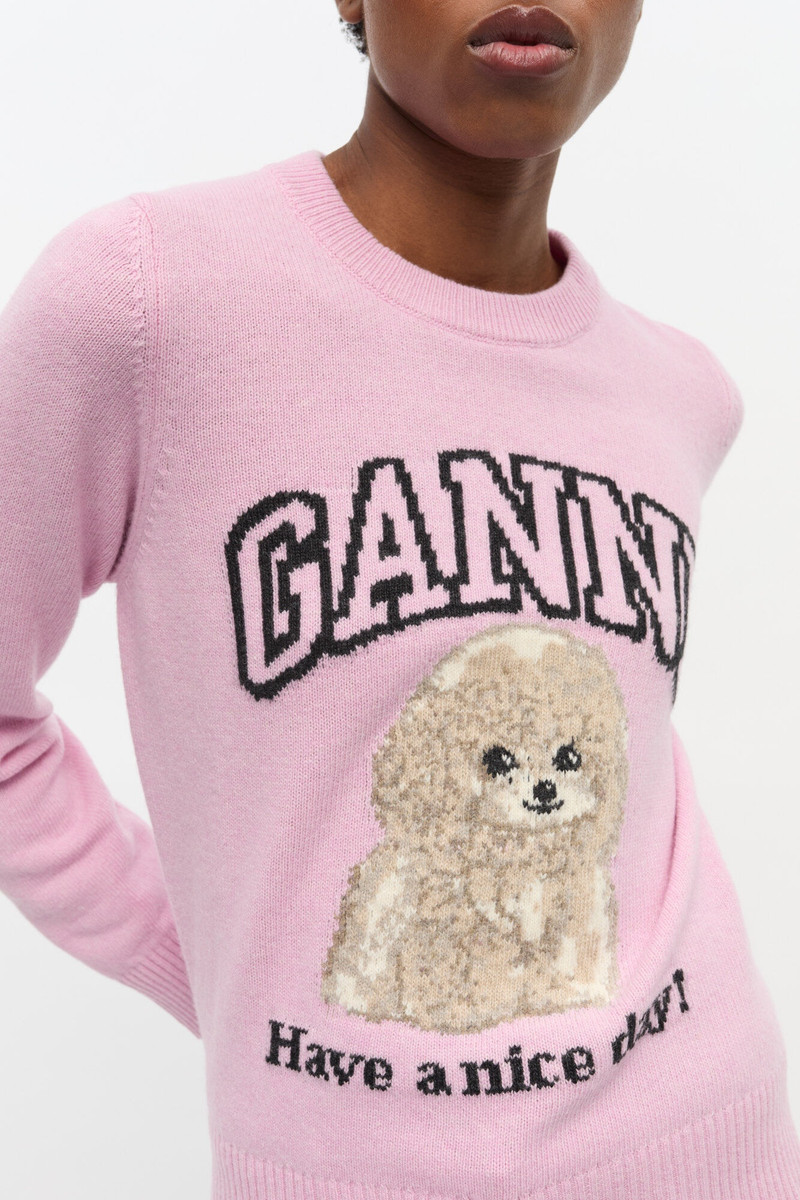 PINK POODLE SWEATER 4