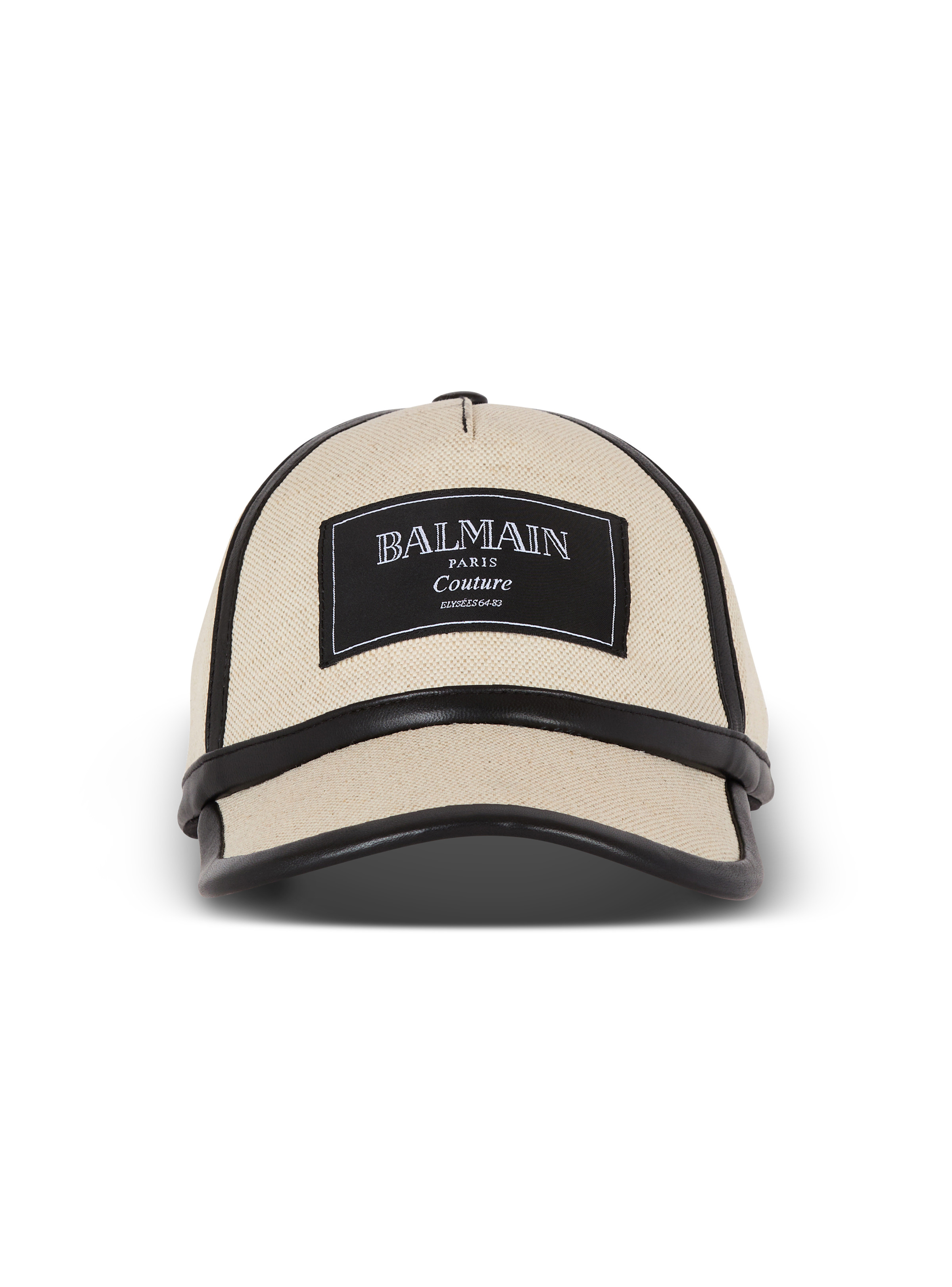 Canvas Balmain Couture cap - 1