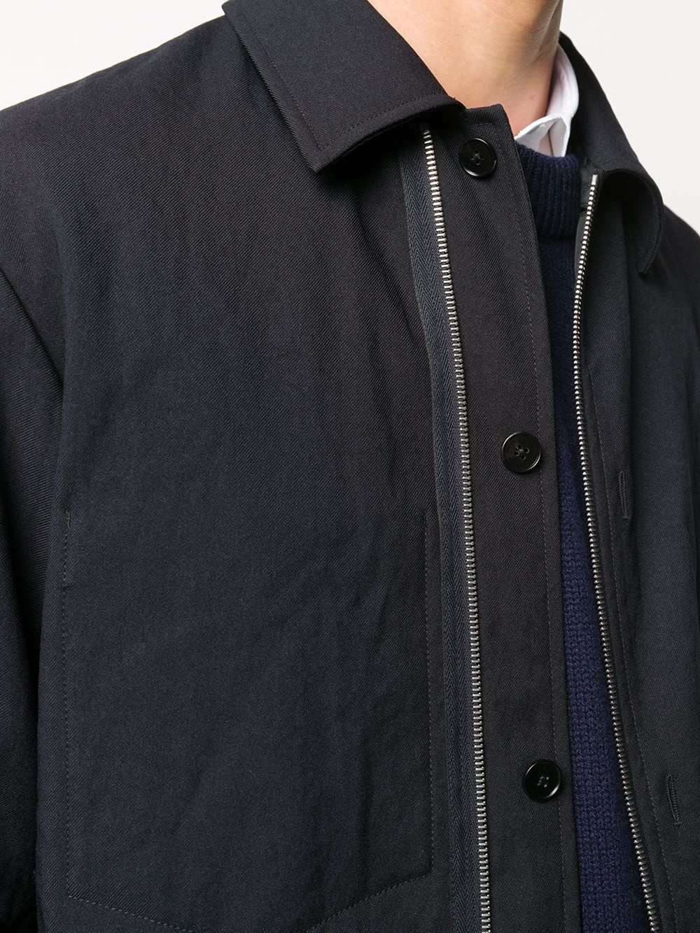 button detail Harrington jacket - 5