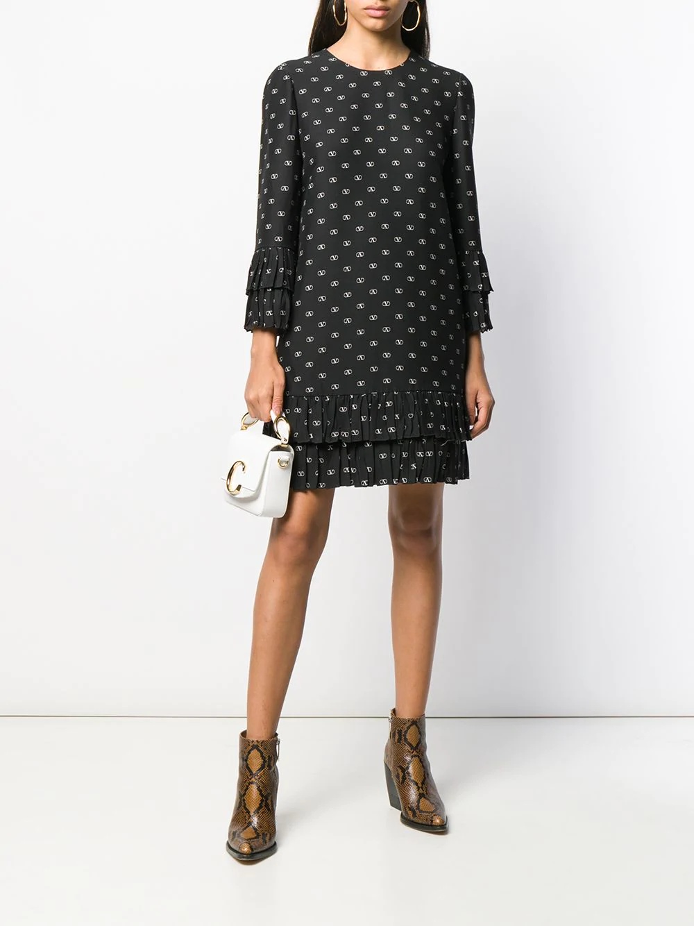 VLOGO polka dot shift dress - 2