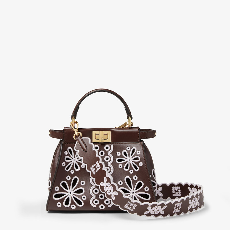 Strap You Mahogany brown leather shoulder strap 3