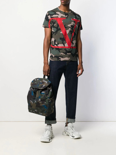 Valentino VLOGO camouflage T-shirt outlook