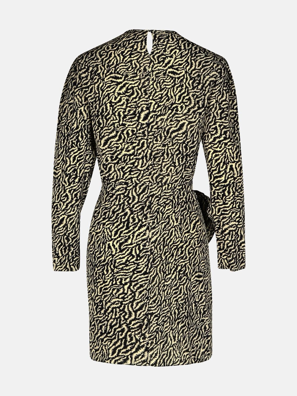 'DULCE' BEIGE VISCOSE DRESS - 3